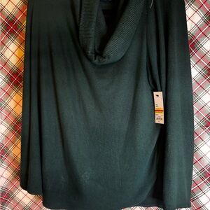 Apt. 9 Classic Green Cowl Neck Sweater